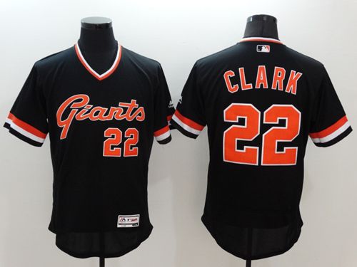Will Clark San Francisco Giants black Authentic jersey