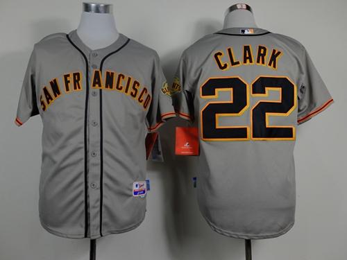 Will Clark San Francisco Giants grey Road jersey