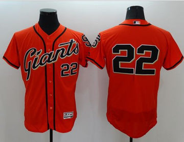 Will Clark San Francisco Giants orange Authentic jersey