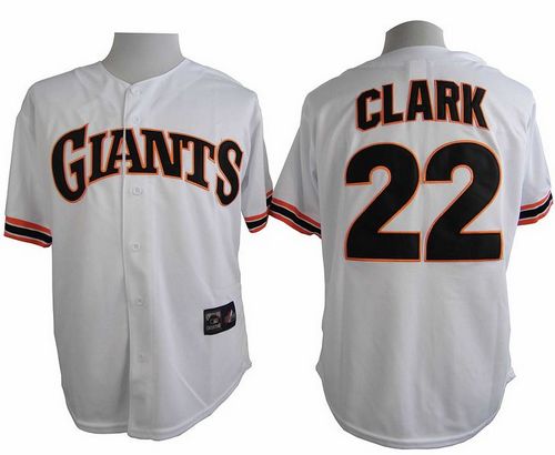 Will Clark San Francisco Giants white jersey