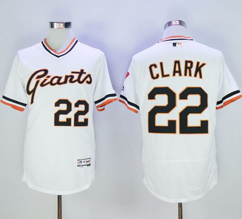 Will Clark San Francisco Giants white Authentic jersey