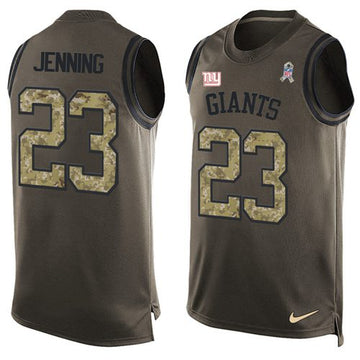 Rashad Jennings New York Giants green Salute To Service jersey