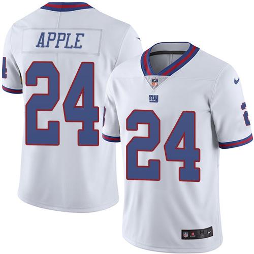 Eli Apple New York Giants white jersey