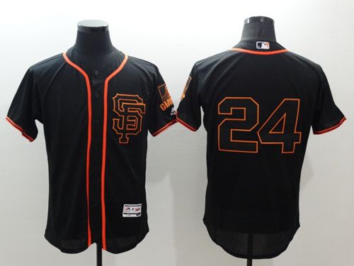 Willie Mays San Francisco Giants black Alternate jersey