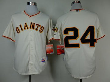 Willie Mays San Francisco Giants cream jersey