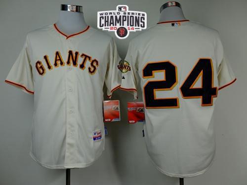 Willie Mays San Francisco Giants cream jersey