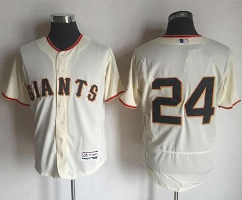 Willie Mays San Francisco Giants cream Authentic jersey