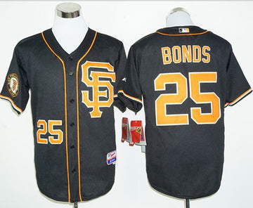 Barry Bonds San Francisco Giants black jersey