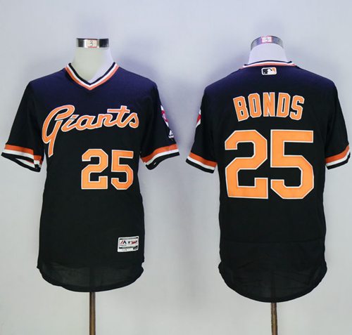 Barry Bonds San Francisco Giants black Authentic jersey
