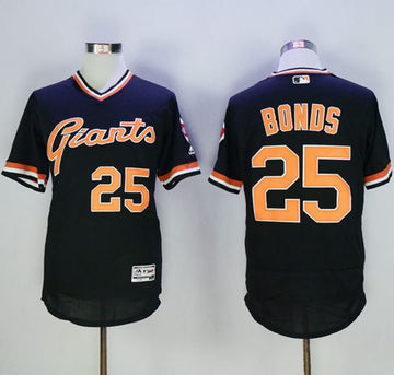 Barry Bonds San Francisco Giants black Authentic jersey