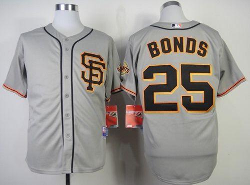 Barry Bonds San Francisco Giants grey Road jersey