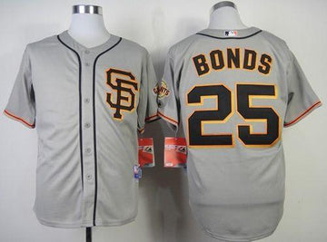 Barry Bonds San Francisco Giants grey Road jersey