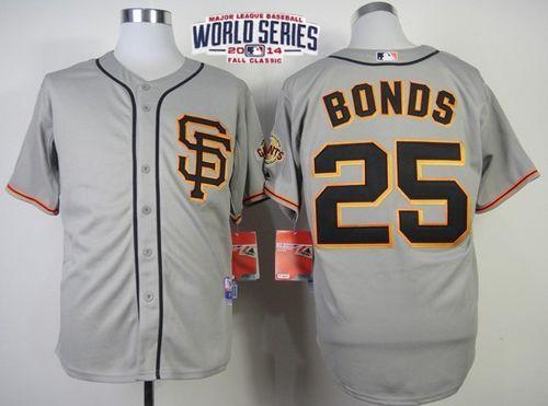 Barry Bonds San Francisco Giants grey Road jersey