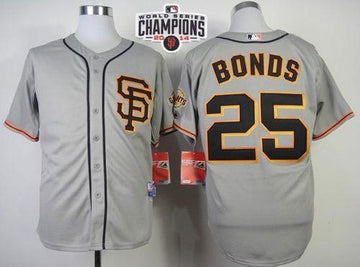 Barry Bonds San Francisco Giants grey Road jersey
