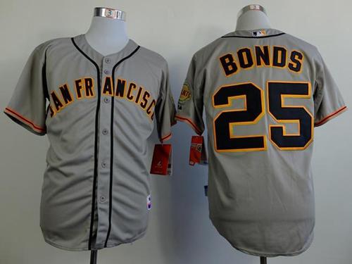 Barry Bonds San Francisco Giants grey Road jersey