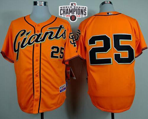 Barry Bonds San Francisco Giants orange Alternate jersey