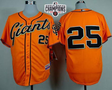 Barry Bonds San Francisco Giants orange Alternate jersey