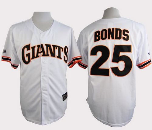Barry Bonds San Francisco Giants white jersey