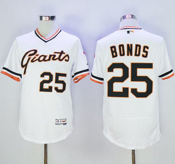 Barry Bonds San Francisco Giants white Authentic jersey