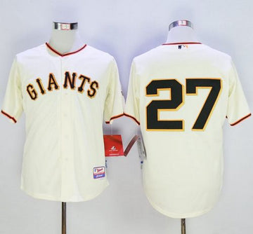 Juan Marichal San Francisco Giants cream jersey