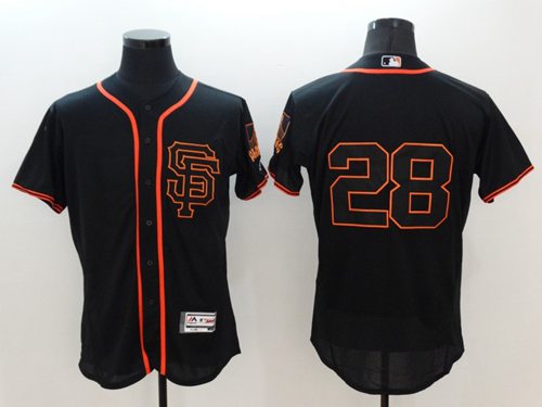 Buster Posey San Francisco Giants black Alternate jersey