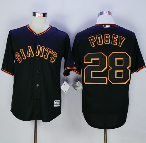Buster Posey San Francisco Giants black Fashion jersey