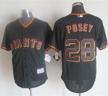Buster Posey San Francisco Giants black jersey