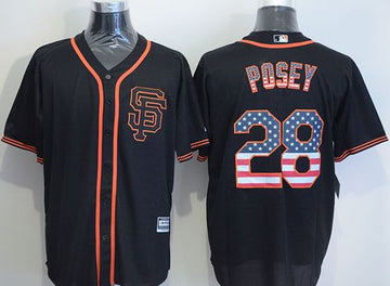 Buster Posey San Francisco Giants black Fashion jersey