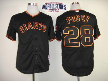 Buster Posey San Francisco Giants black jersey