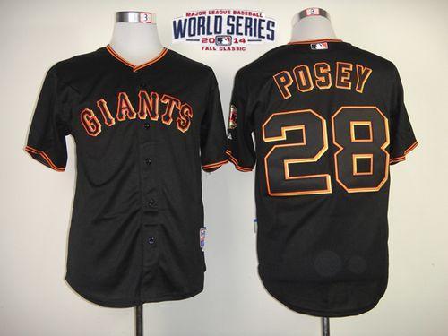 Buster Posey San Francisco Giants black jersey