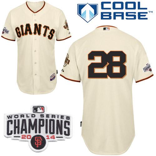 Buster Posey San Francisco Giants cream jersey