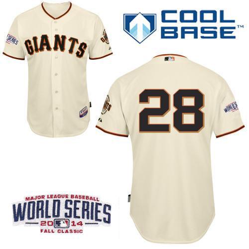 Buster Posey San Francisco Giants cream jersey