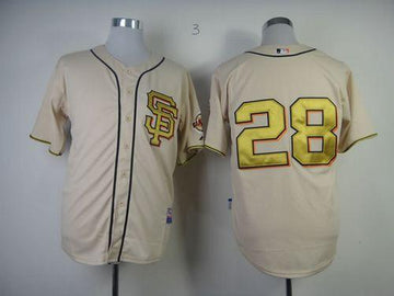 Buster Posey San Francisco Giants cream jersey