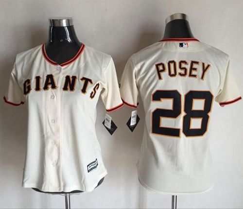 Buster Posey San Francisco Giants cream Home jersey