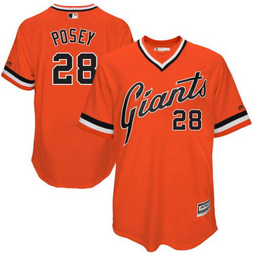 Buster Posey San Francisco Giants orange jersey