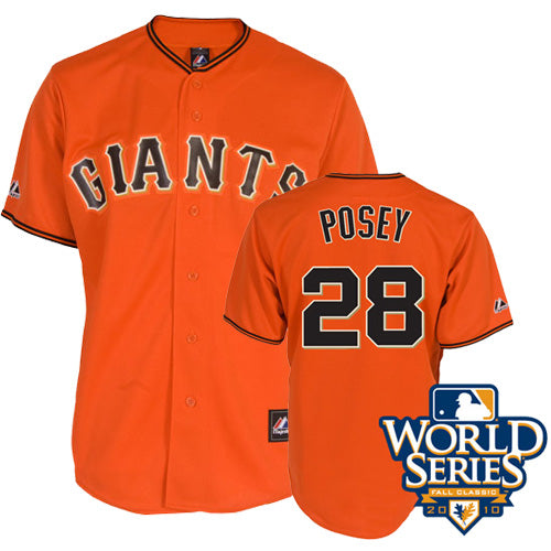 Buster Posey San Francisco Giants orange jersey