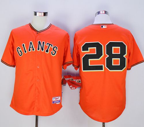 Buster Posey San Francisco Giants orange jersey