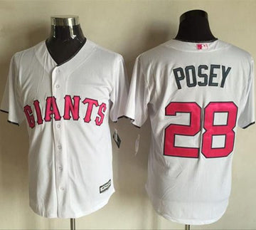 Buster Posey San Francisco Giants white jersey