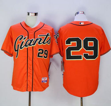Jeff Samardzija San Francisco Giants orange Alternate jersey