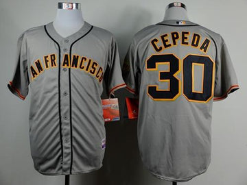 Orlando Cepeda San Francisco Giants grey Road jersey