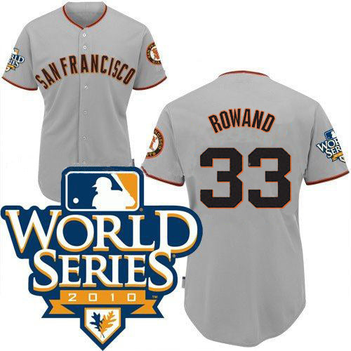 Aaron Rowand San Francisco Giants grey jersey