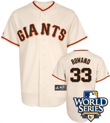 Aaron Rowand San Francisco Giants cream jersey