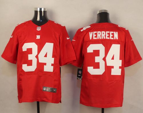 Shane Vereen New York Giants red Elite jersey