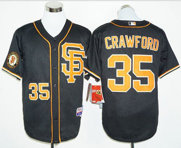 Brandon Crawford San Francisco Giants black jersey