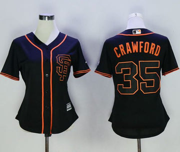 Brandon Crawford San Francisco Giants black Alternate jersey