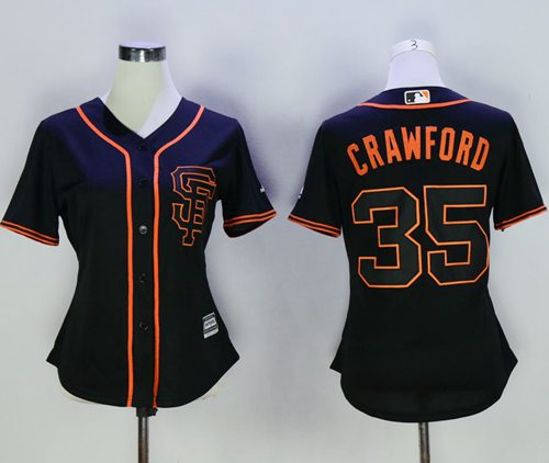 Brandon Crawford San Francisco Giants black Alternate jersey