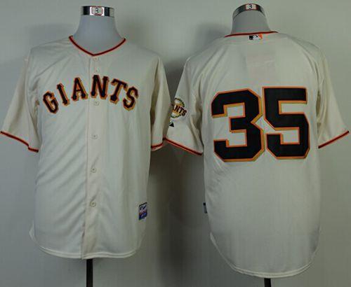 Brandon Crawford San Francisco Giants cream jersey