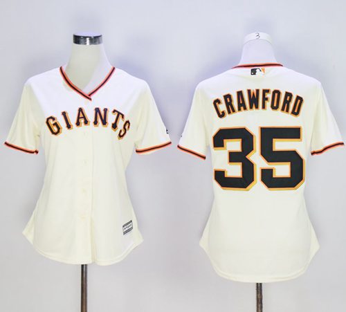 Brandon Crawford San Francisco Giants cream Home jersey