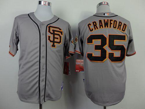 Brandon Crawford San Francisco Giants grey Road jersey