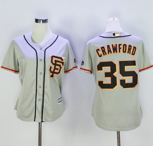 Brandon Crawford San Francisco Giants grey Road jersey